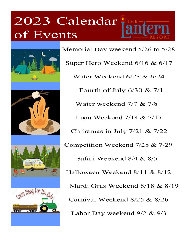 Events | The Lantern Resort Campground & Motel - Jefferson NH